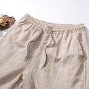 Bermuda de Linho Listrada Romenzi RZ503