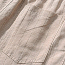 Bermuda de Linho Listrada Romenzi RZ503