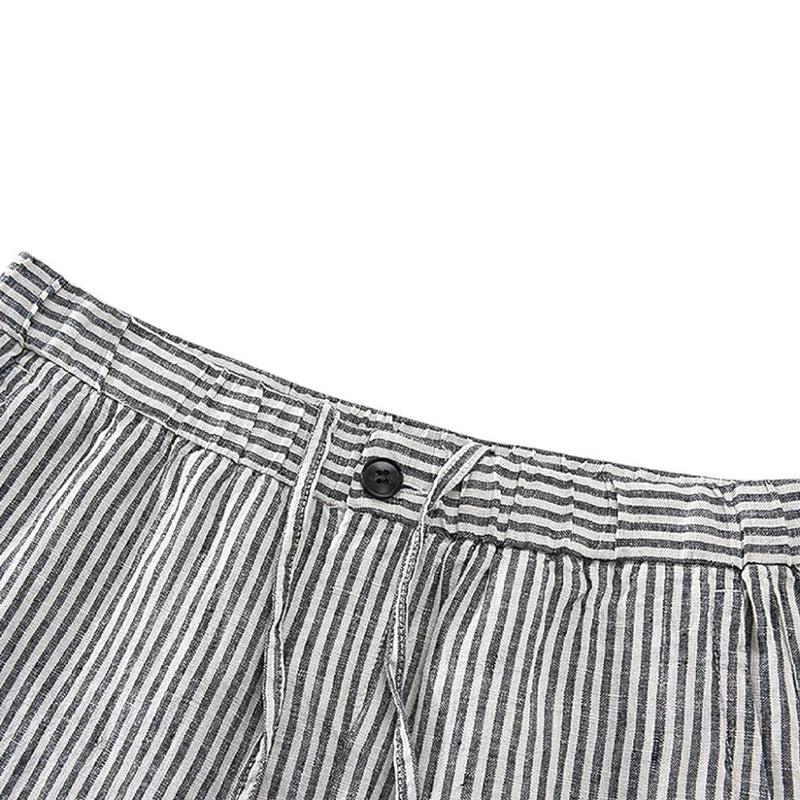 Bermuda Linho Masculina Romenzi Listrada RZ497