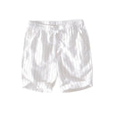 Bermuda Masculina de Linho Listrada Romenzi RZ506