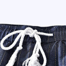 Bermuda Masculina de Linho Listrada Romenzi RZ506