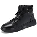 Bota de Couro Masculina Romenzi Black RZ280
