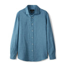 Camisa de Linho Lisa Masculina Romenzi RZ790