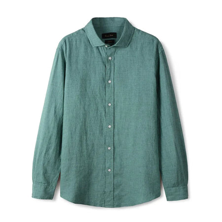 Camisa de Linho Lisa Masculina Romenzi RZ790