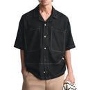 Camisa de Linho Masculina com Contraste Romenzi RZ791
