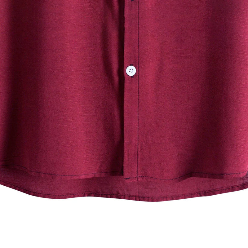 Camisa de Linho Masculina Gola Padre Romenzi RZ793