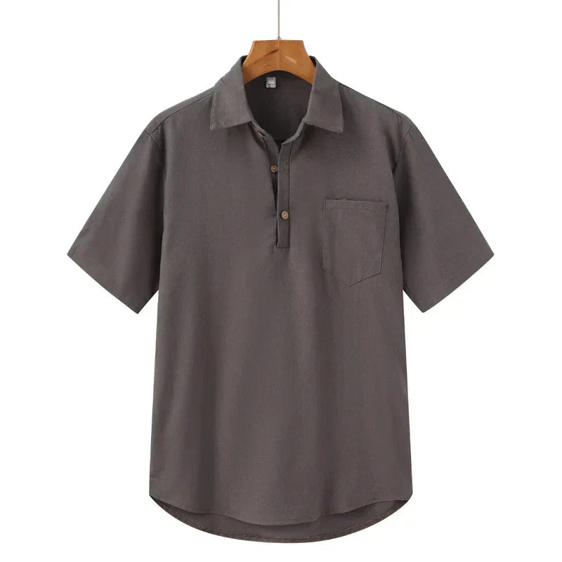 Camisa de Linho Masculina Romenzi Medelín RZ794