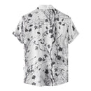 Camisa Manga Curta Estampada Romenzi Floral RZ574