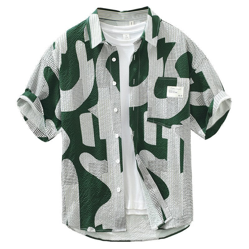 Camisa Manga Curta Romenzi Laguna RZ585