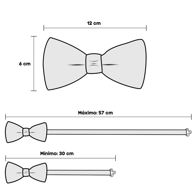 Gravata Borboleta Estampada Romenzi RZ452