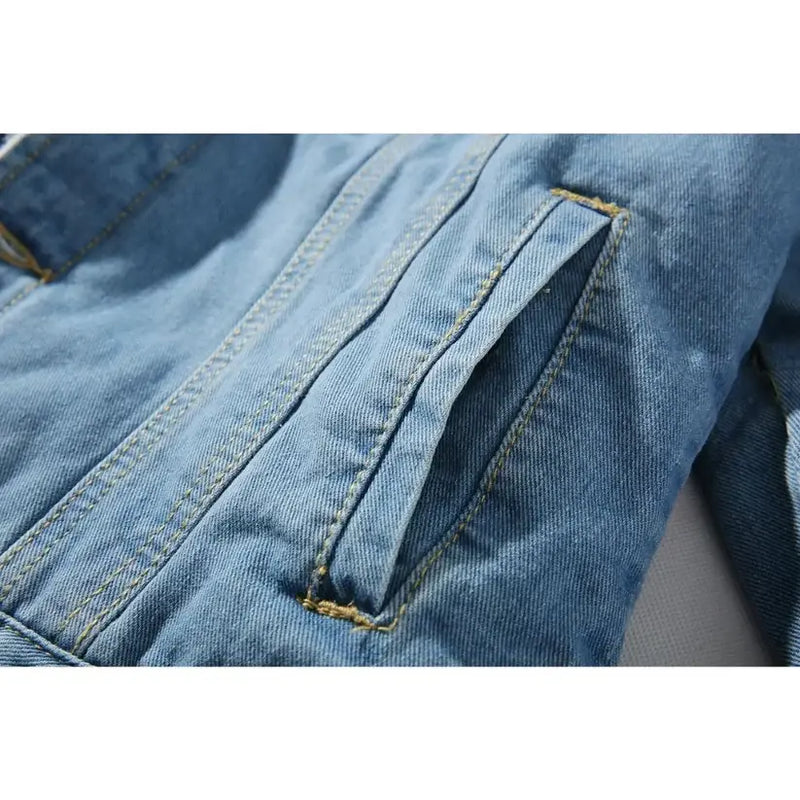 Jaqueta Jeans Masculina Romenzi Modern RZ245