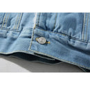 Jaqueta Jeans Masculina Romenzi Modern RZ245