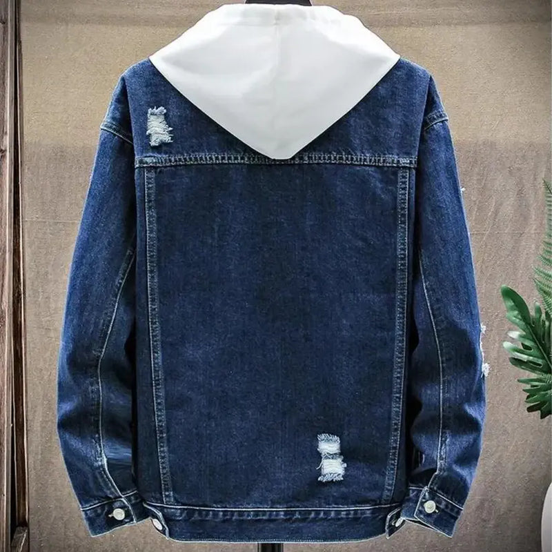 Jaqueta Jeans Masculina Romenzi StreetWear RZ235