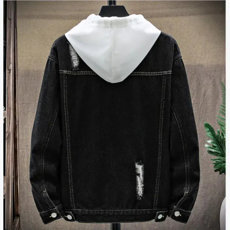 Jaqueta Jeans Masculina Romenzi StreetWear RZ235