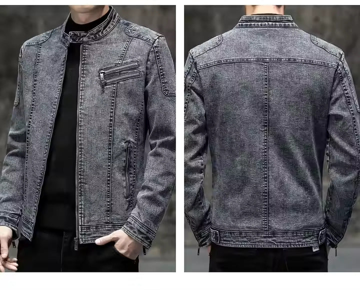 Jaqueta Jeans Masculina Romenzi Vintage RZ246