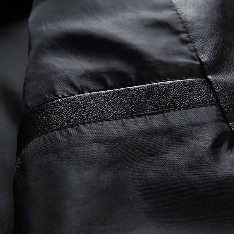 Jaqueta Masculina de Couro Original Romenzi RZ158