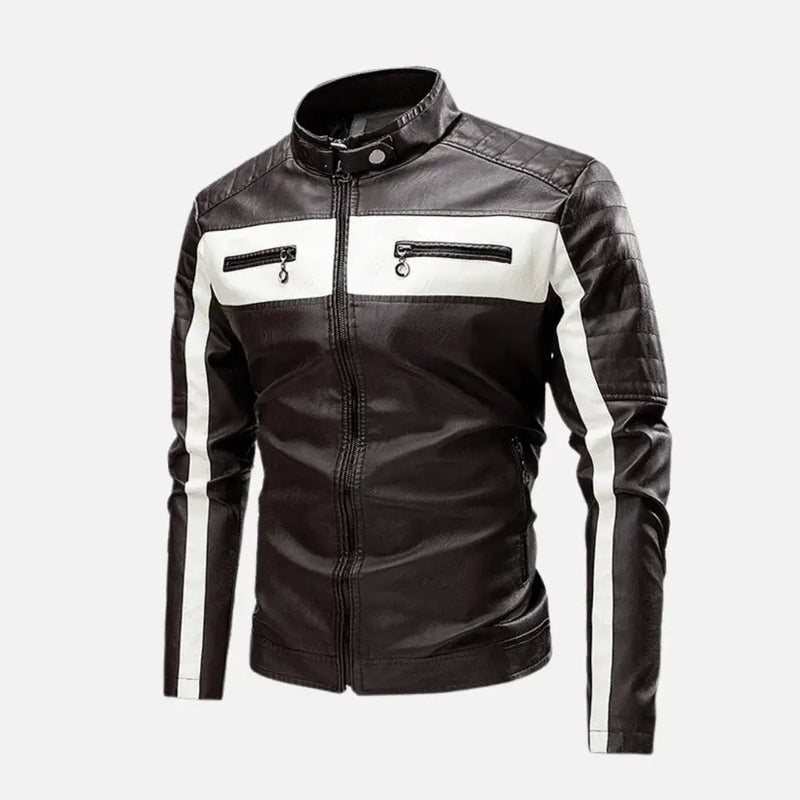 Jaqueta Masculina de Couro Original Romenzi RZ158