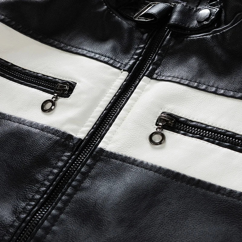 Jaqueta Masculina de Couro Original Romenzi RZ158