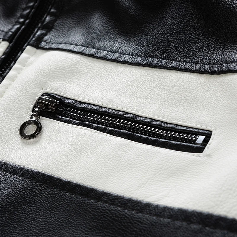 Jaqueta Masculina de Couro Original Romenzi RZ158