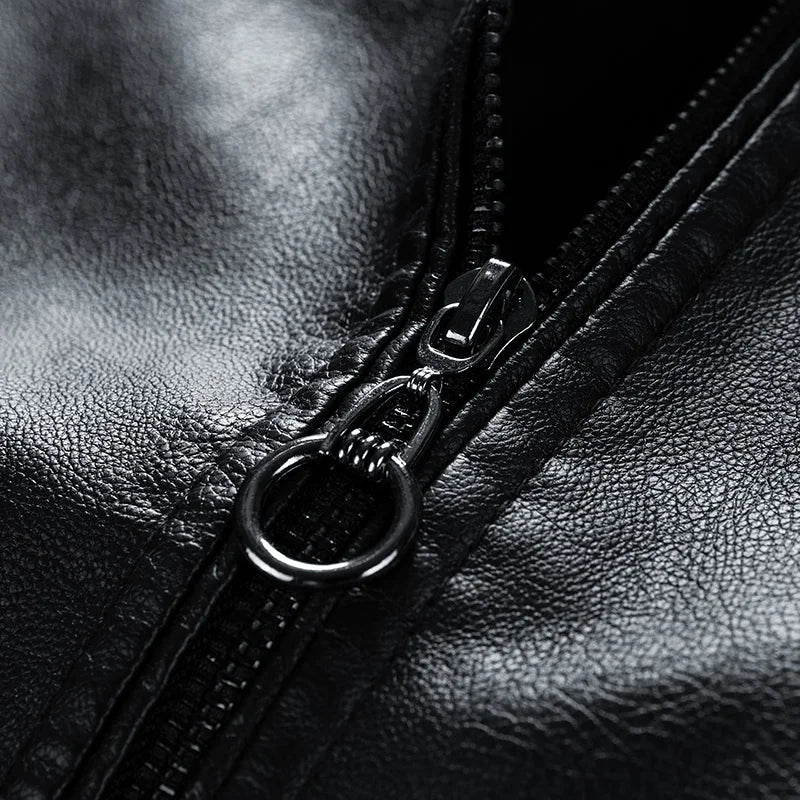 Jaqueta Masculina de Couro Original Romenzi RZ158