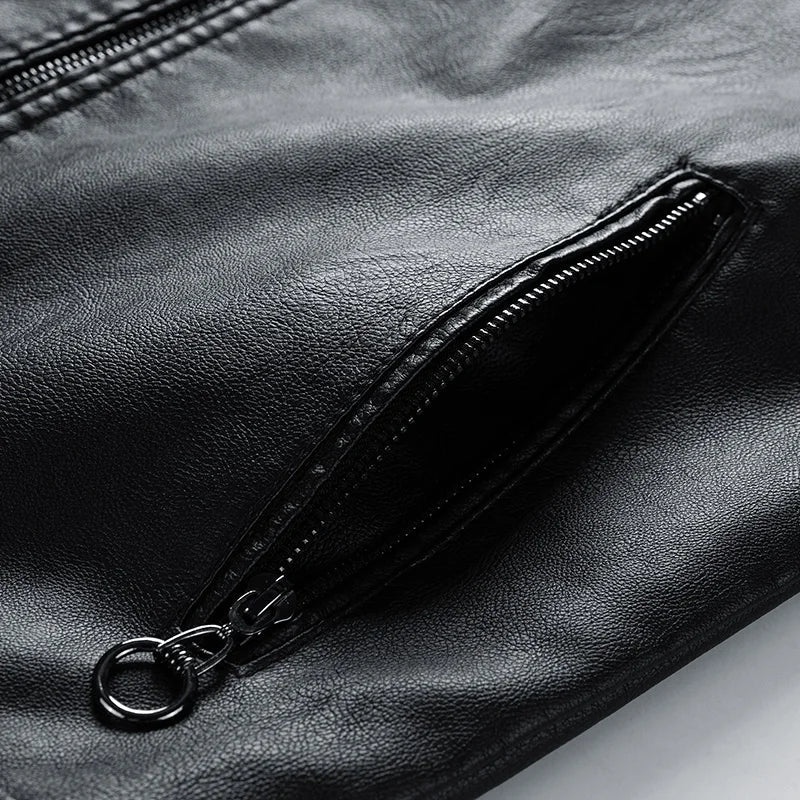 Jaqueta Masculina de Couro Original Romenzi RZ158